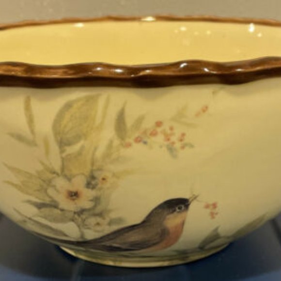 Celebrating Home Serve/Bake Bowls, Somerset-Bird motif, Set of 2, Stoneware NEW - Picture 11 of 11